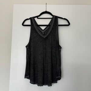 We The Free size XS black sheer tank top